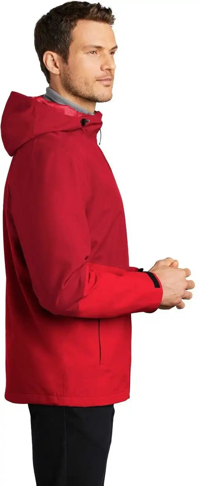 Port Authority J406 Tech Rain Jacket - Sangria True Red