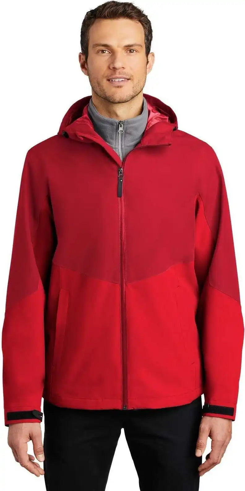 Port Authority J406 Tech Rain Jacket - Sangria True Red