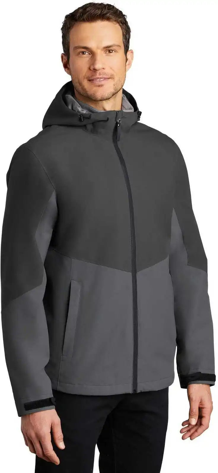 Port Authority J406 Tech Rain Jacket - Storm Gray Shadow