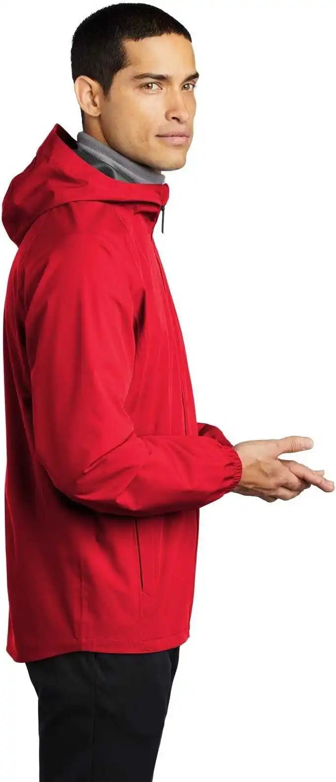 Port Authority J407 Essential Rain Jacket Deep Red