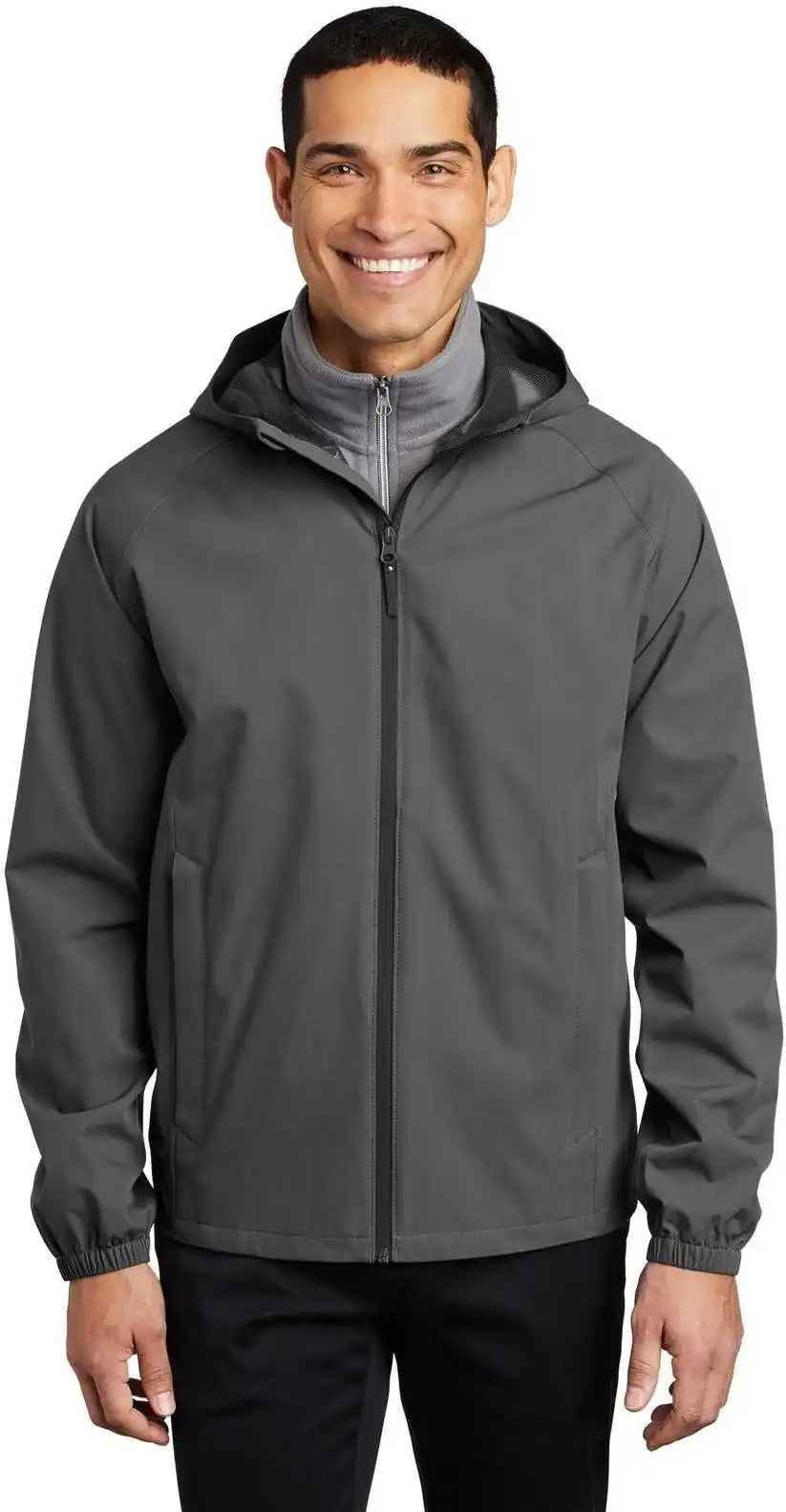 Port Authority J407 Essential Rain Jacket - Graphite Gray