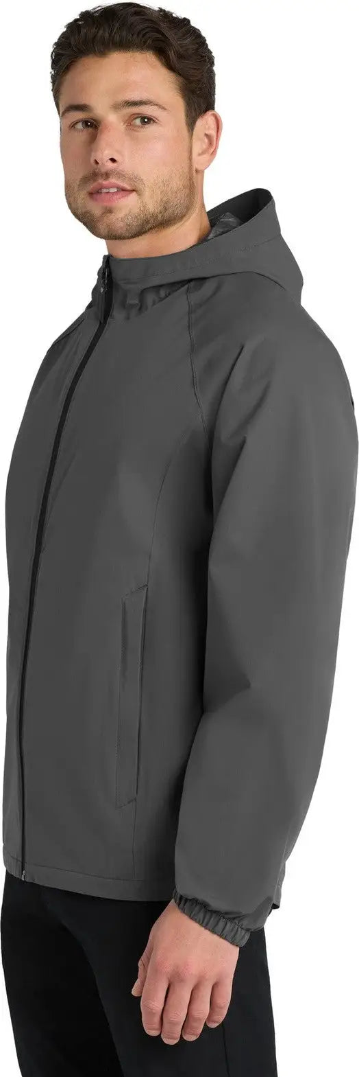 Port Authority J407 Essential Rain Jacket - Graphite