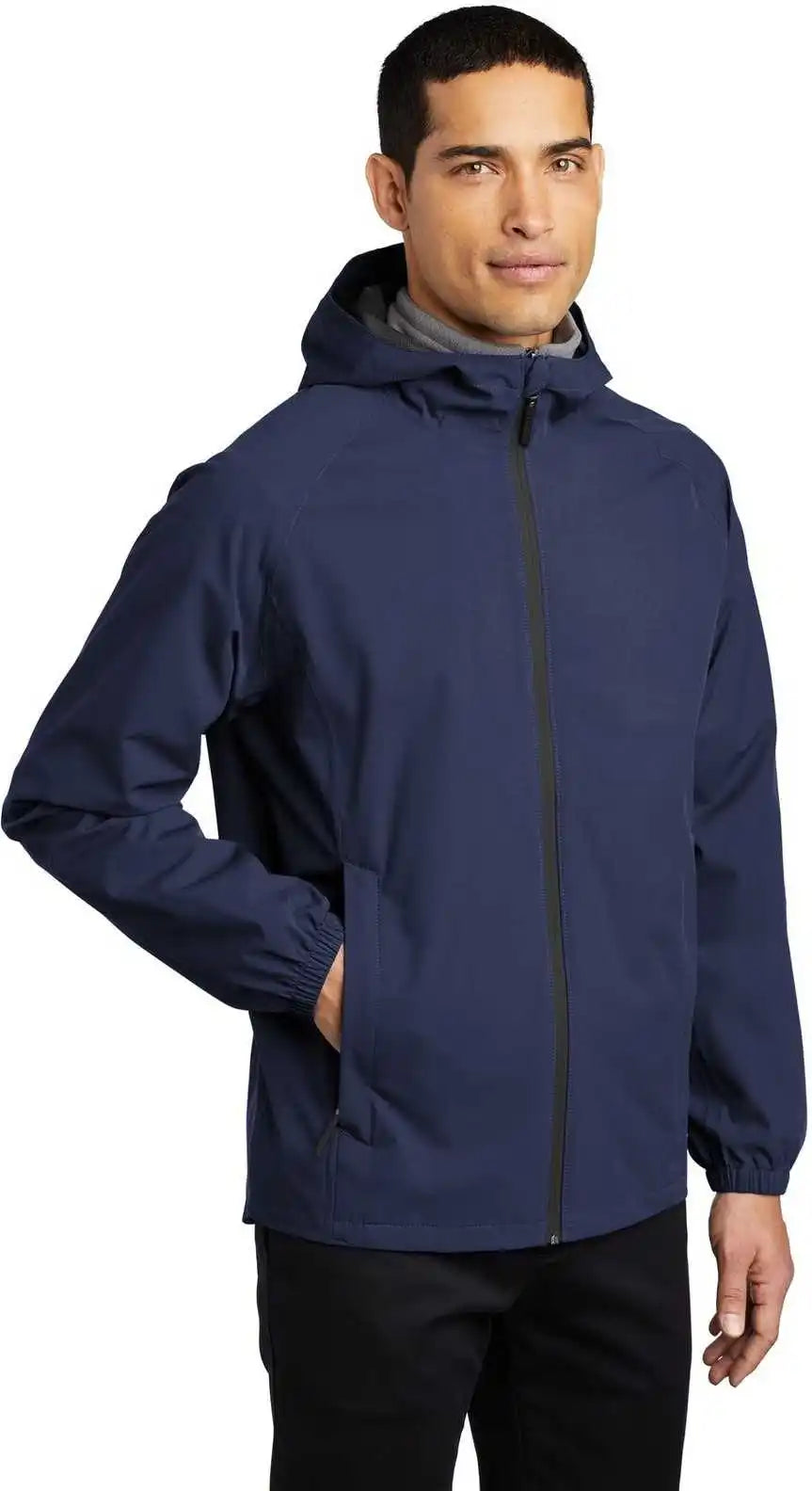 Port Authority J407 Essential Rain Jacket True Navy