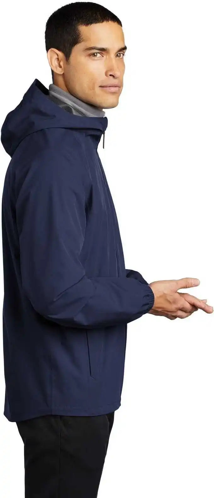 Port Authority J407 Essential Rain Jacket True Navy