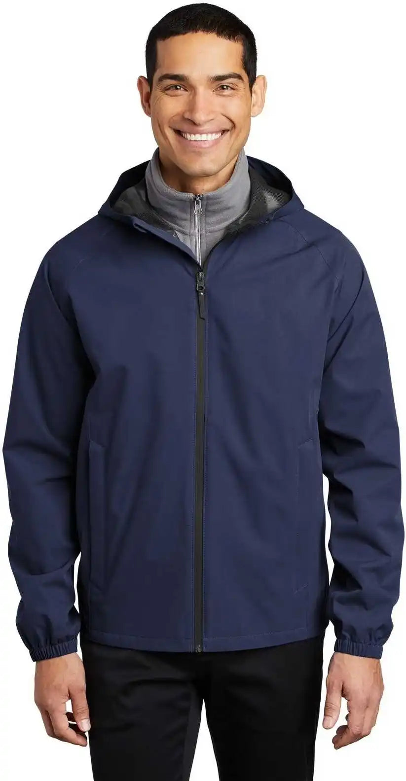 Port Authority J407 Essential Rain Jacket True Navy