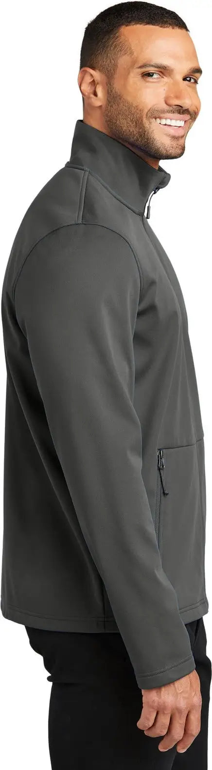 Port Authority J617 Flexshell Jacket - Gray Steel