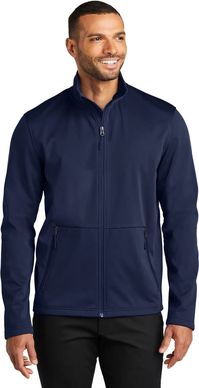 Port Authority J617 Flexshell Jacket - True Navy - Adult Xs