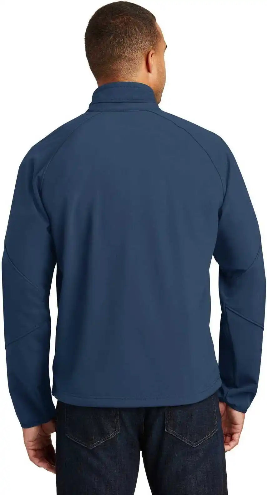 Port Authority J705 Textured Soft Shell Jacket - Insignia Blue