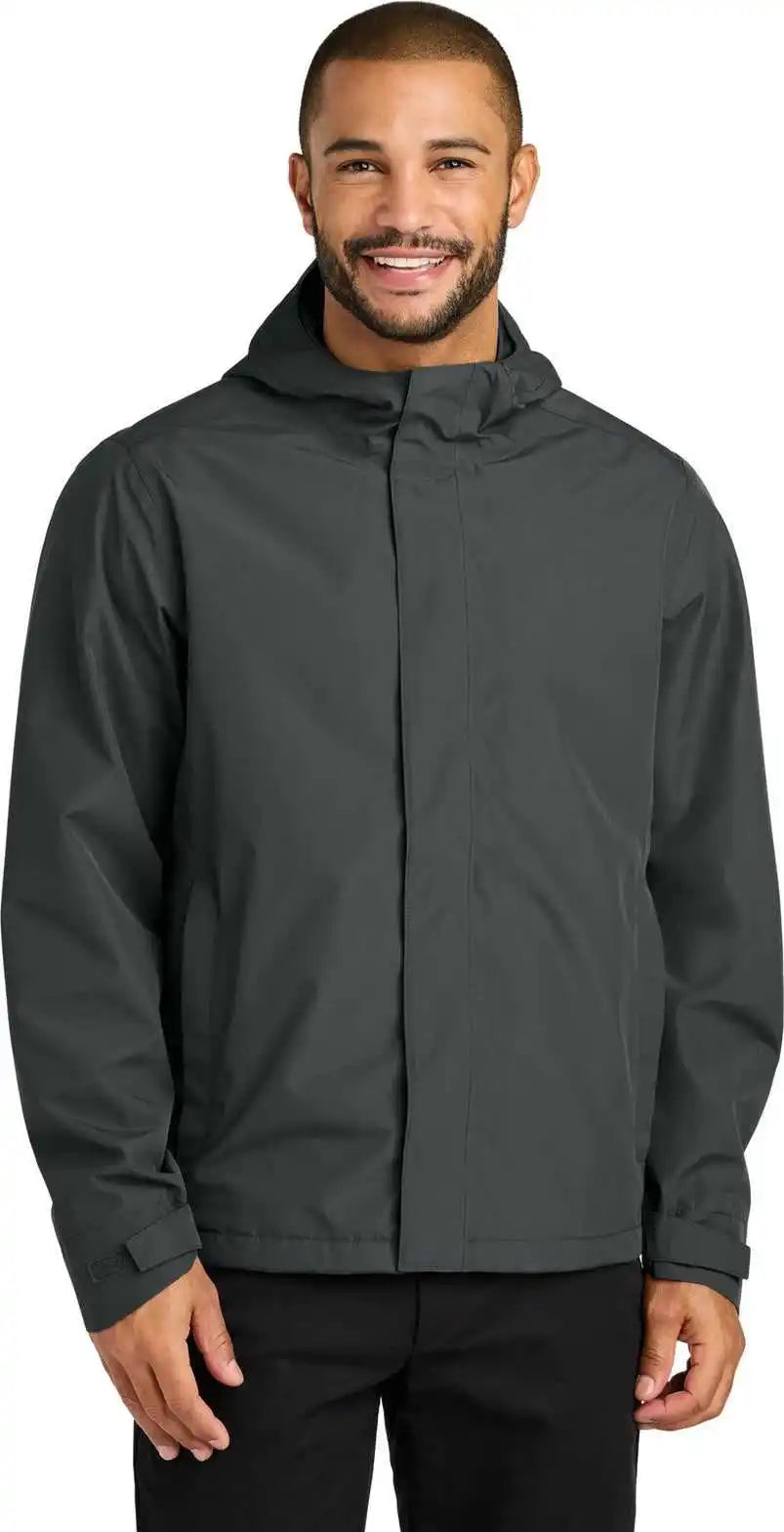 Port Authority J714 c Free Rain Jacket Grey Steel