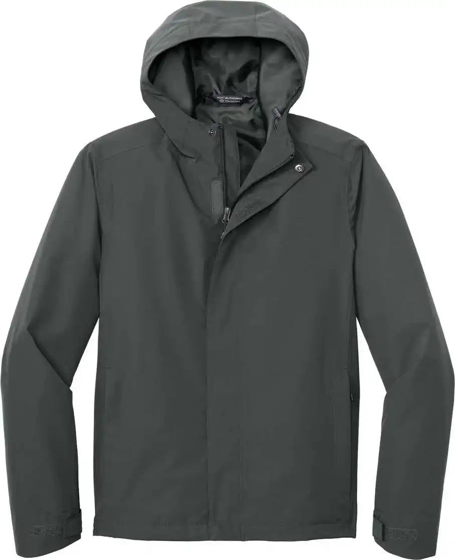 Port Authority J714 c Free Rain Jacket Grey Steel
