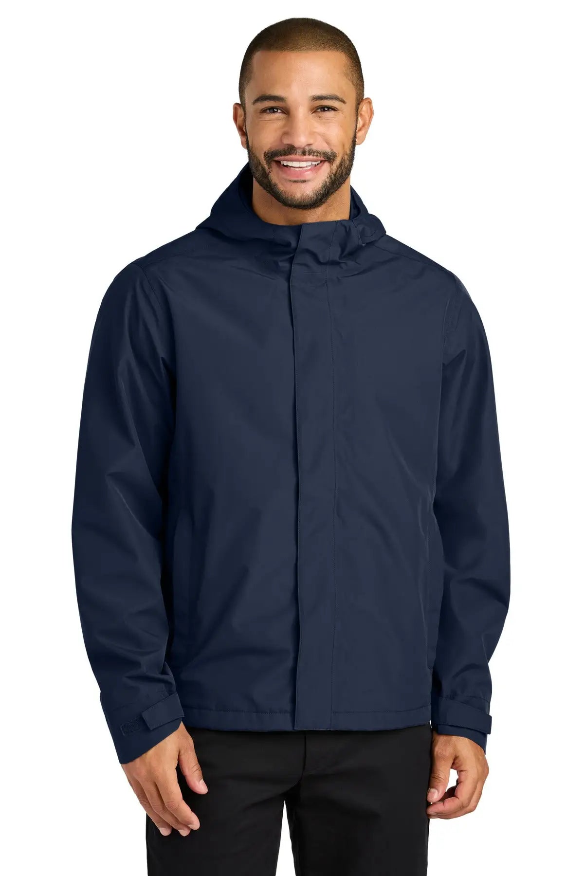 Port Authority J714 C-free Rain Jacket - True Navy - Adult Xs