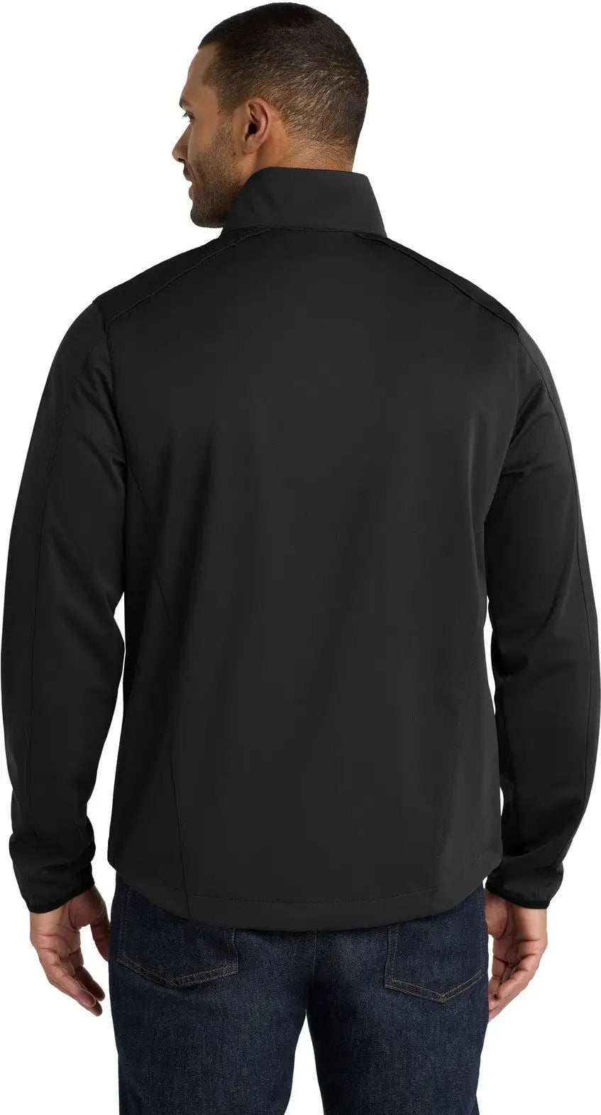 Port Authority J716 Active 1/2-zip Soft Shell Jacket - Deep Black