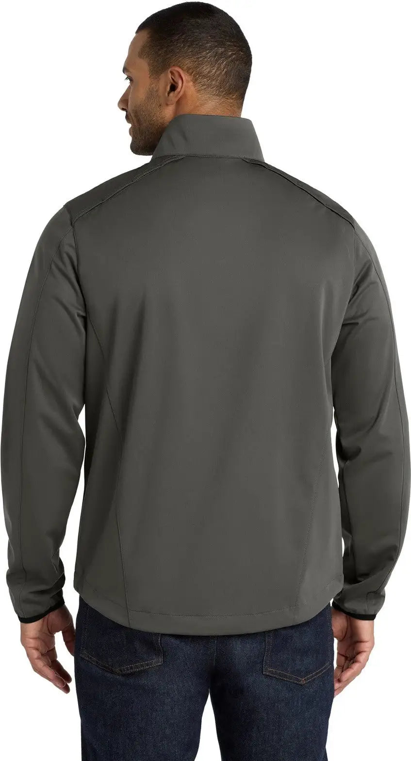 Port Authority J716 Active 1/2-zip Soft Shell Jacket - Gray Steel
