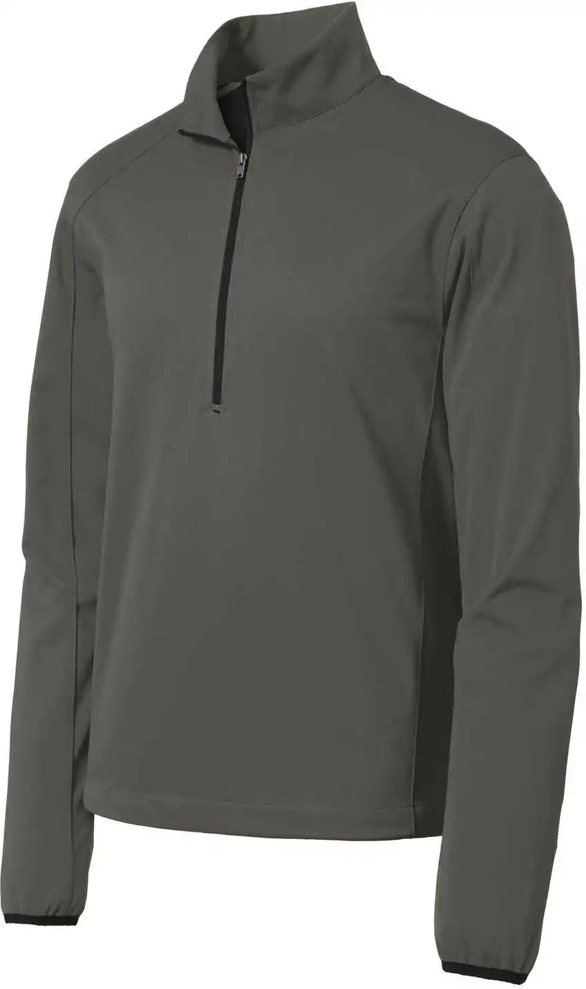Port Authority J716 Active 1/2-zip Soft Shell Jacket - Gray Steel