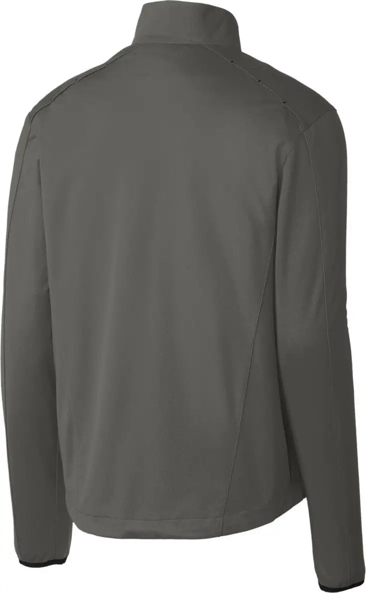 Port Authority J716 Active 1/2-zip Soft Shell Jacket - Gray Steel - Adult Xs