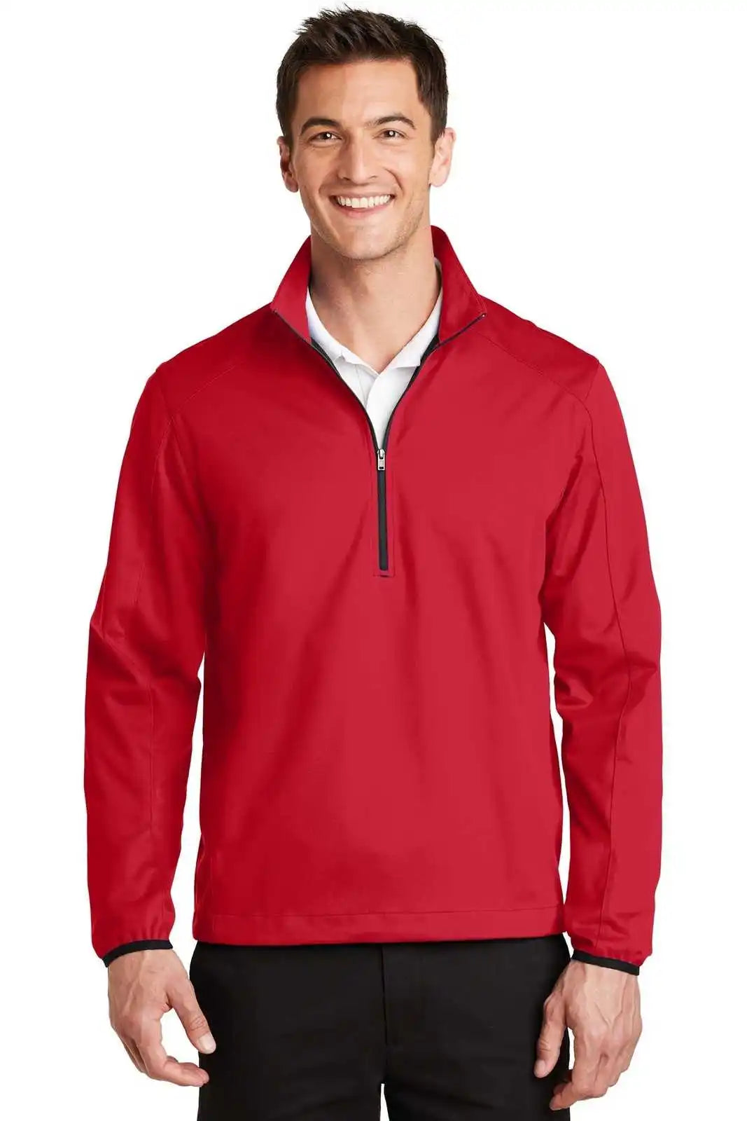 Port Authority J716 Active 1/2-zip Soft Shell Jacket - Rich Red
