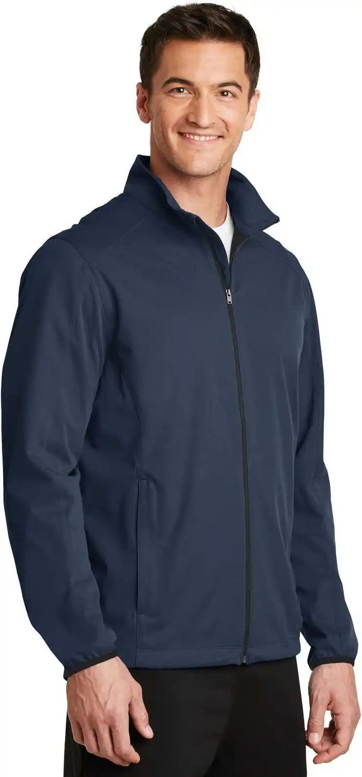 Port Authority J717 Active Soft Shell Jacket - Dress Blue Navy