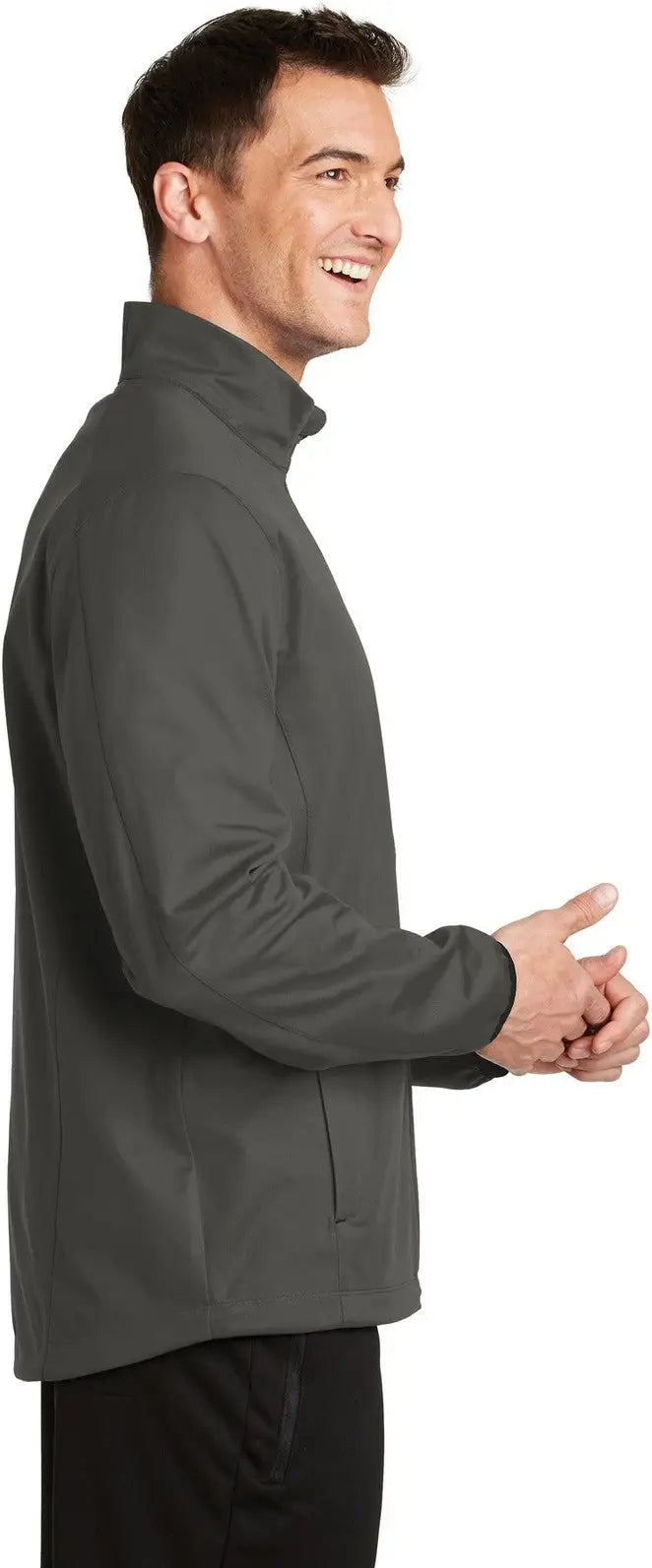 Port Authority J717 Active Soft Shell Jacket - Gray Steel