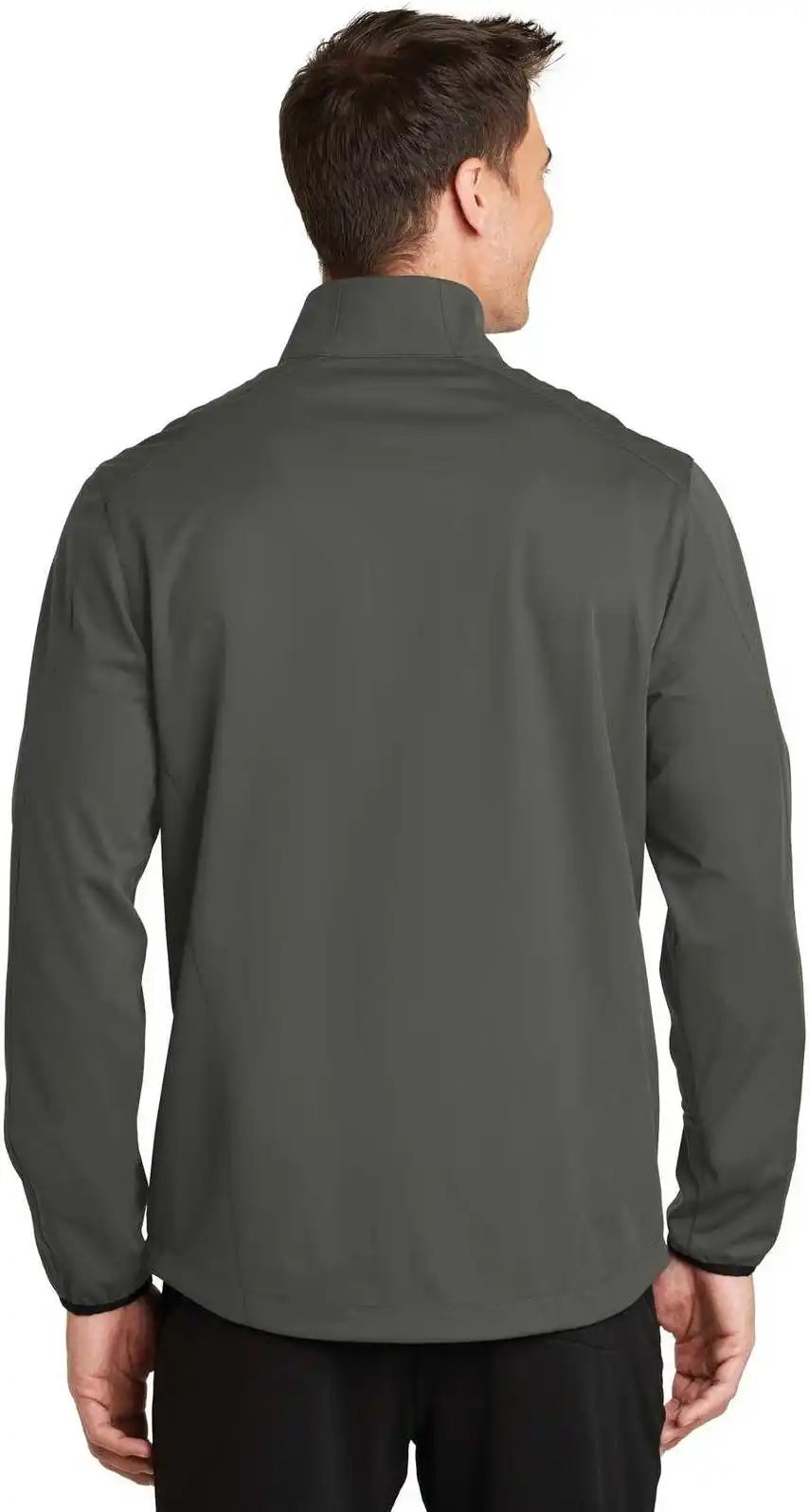 Port Authority J717 Active Soft Shell Jacket Gray Steel