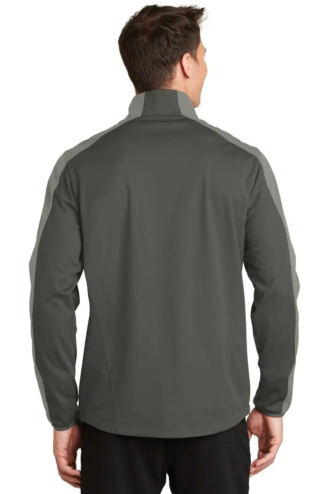 Port Authority J718 Active Colorblock Soft Shell Jacket - Gray Steel Rogue