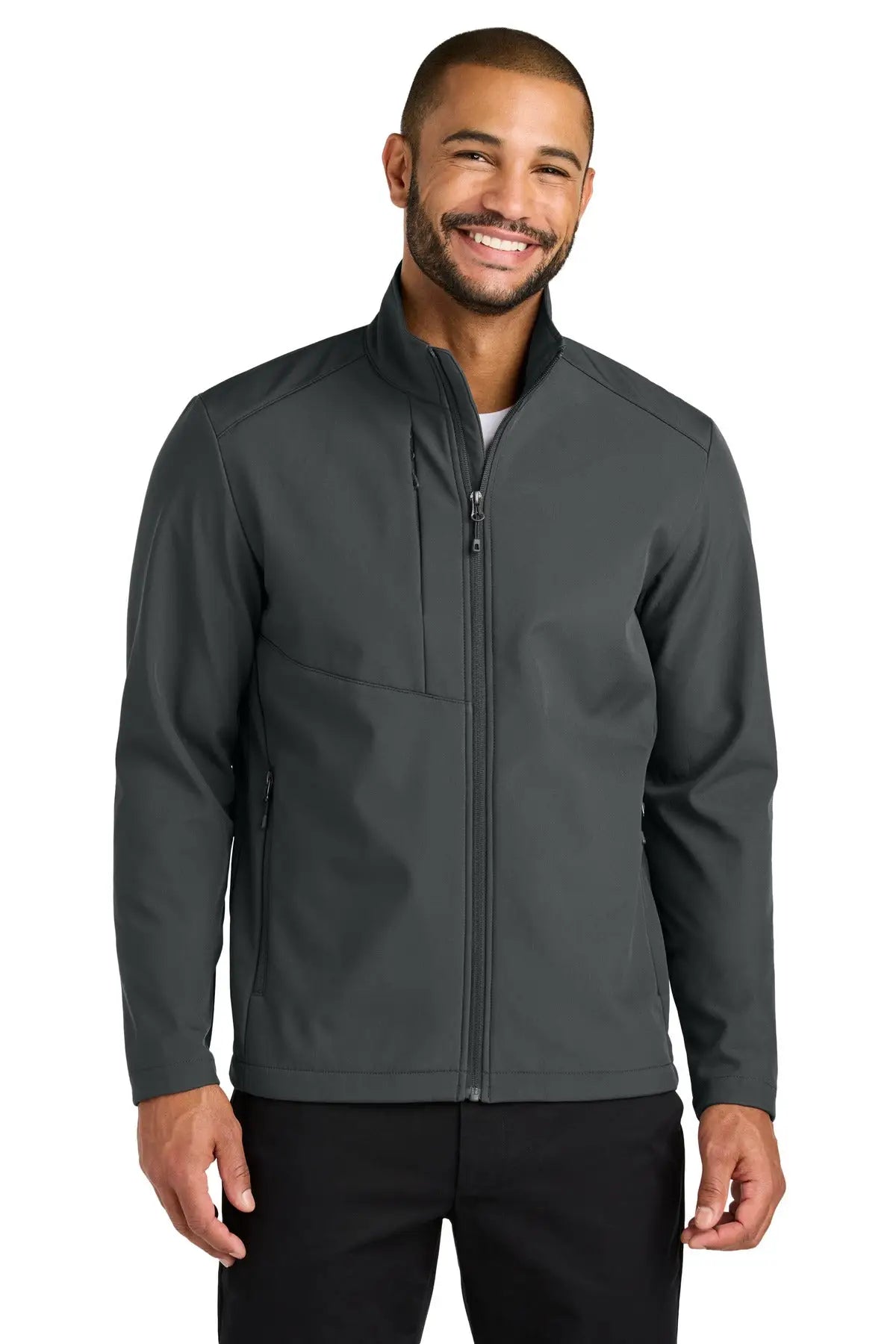 Port Authority J720 C-free Core Soft Shell - Gray Steel - Adult Xs