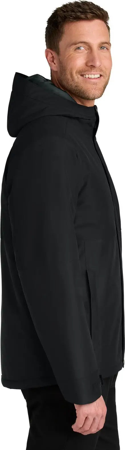Port Authority J721 Insulated Heavy Ripstop Jacket - Deep Black