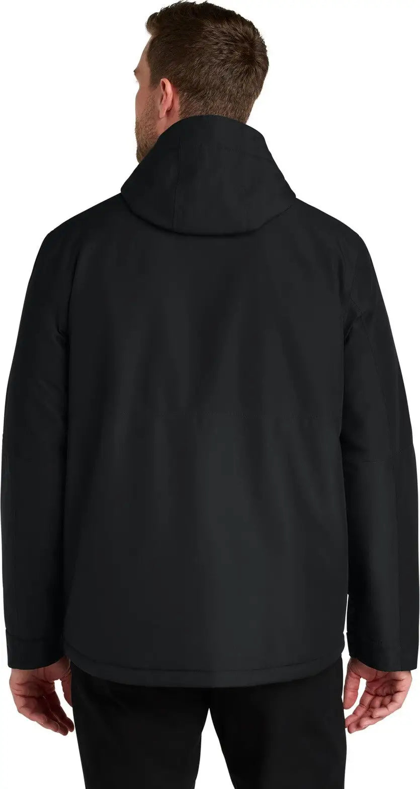 Port Authority J721 Insulated Heavy Ripstop Jacket - Deep Black