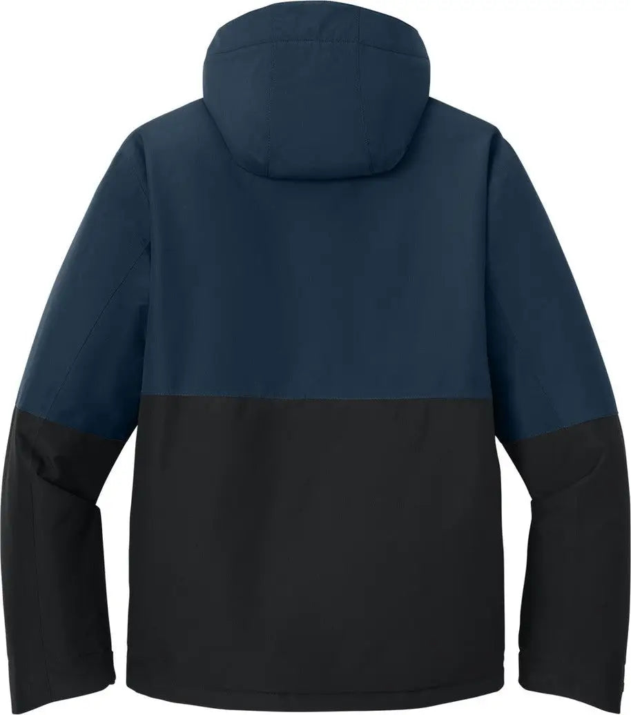 Port Authority J721 Insulated Heavy Ripstop Jacket - Dress Blue Navy Deep Black