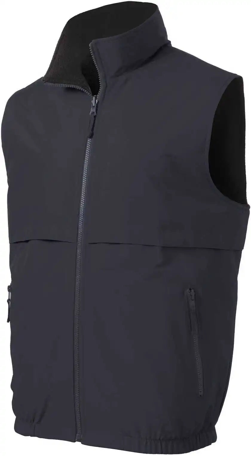 Port Authority J7490 Reversible Charger Vest - Battleship Gray