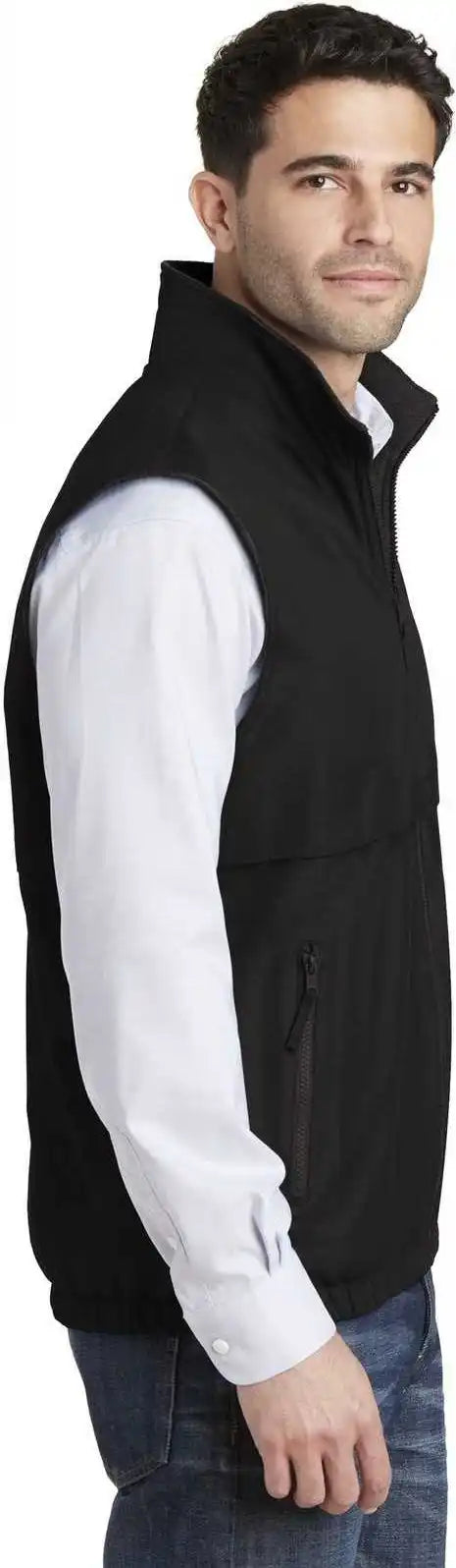 Port Authority J7490 Reversible Charger Vest - True Black