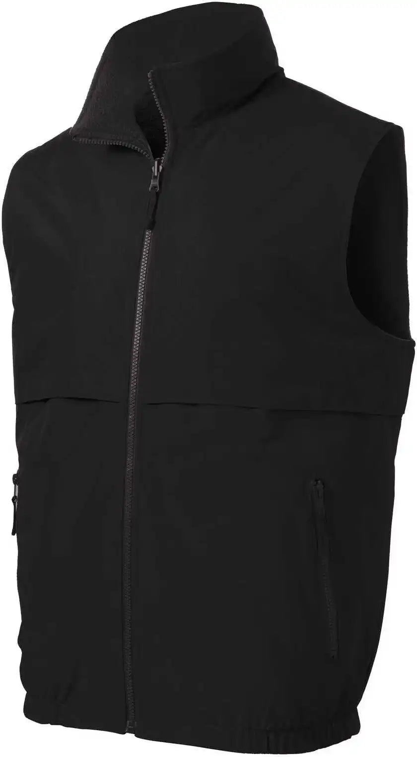 Port Authority J7490 Reversible Charger Vest - True Black