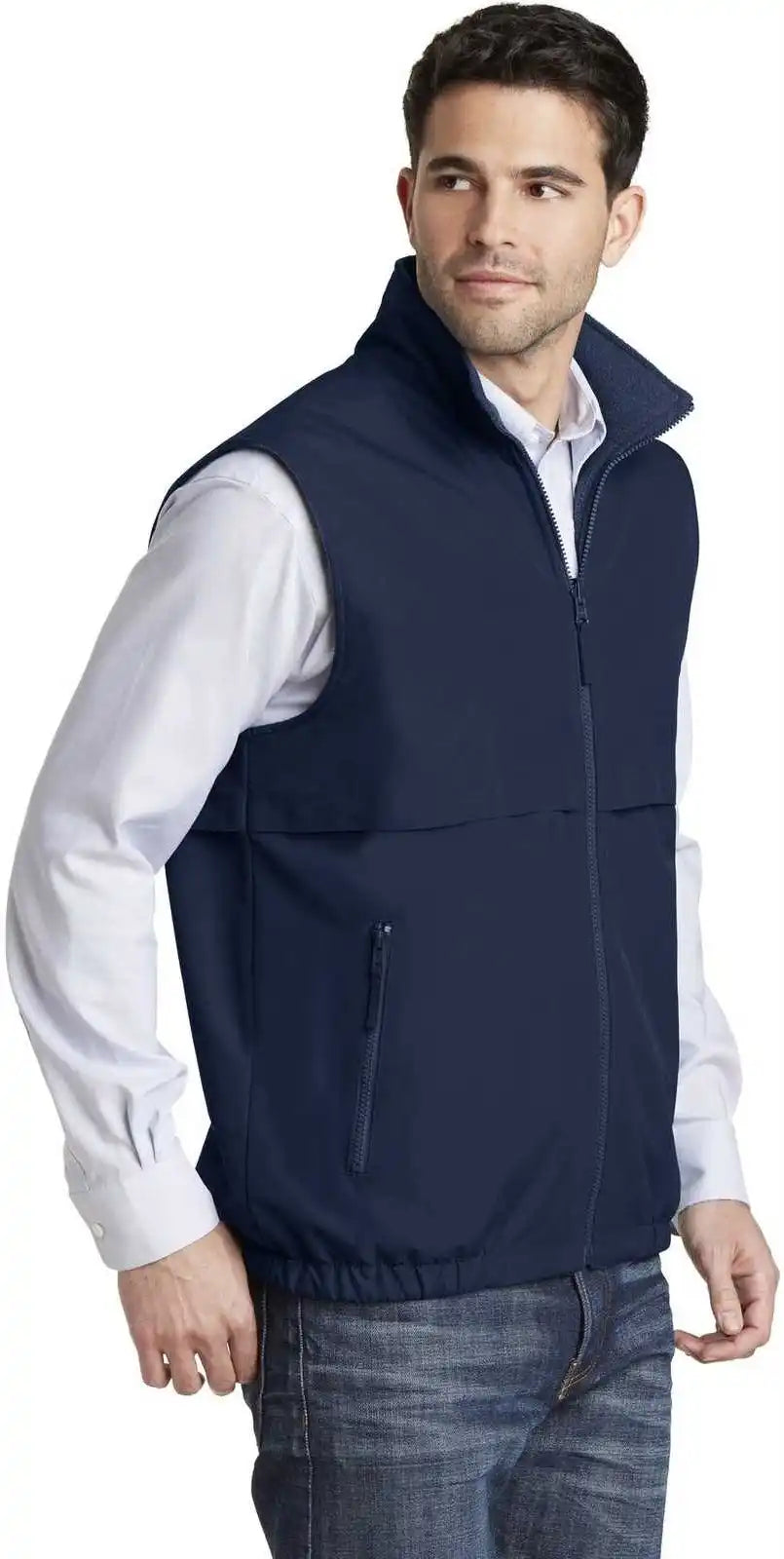 Port Authority J7490 Reversible Charger Vest - True Navy