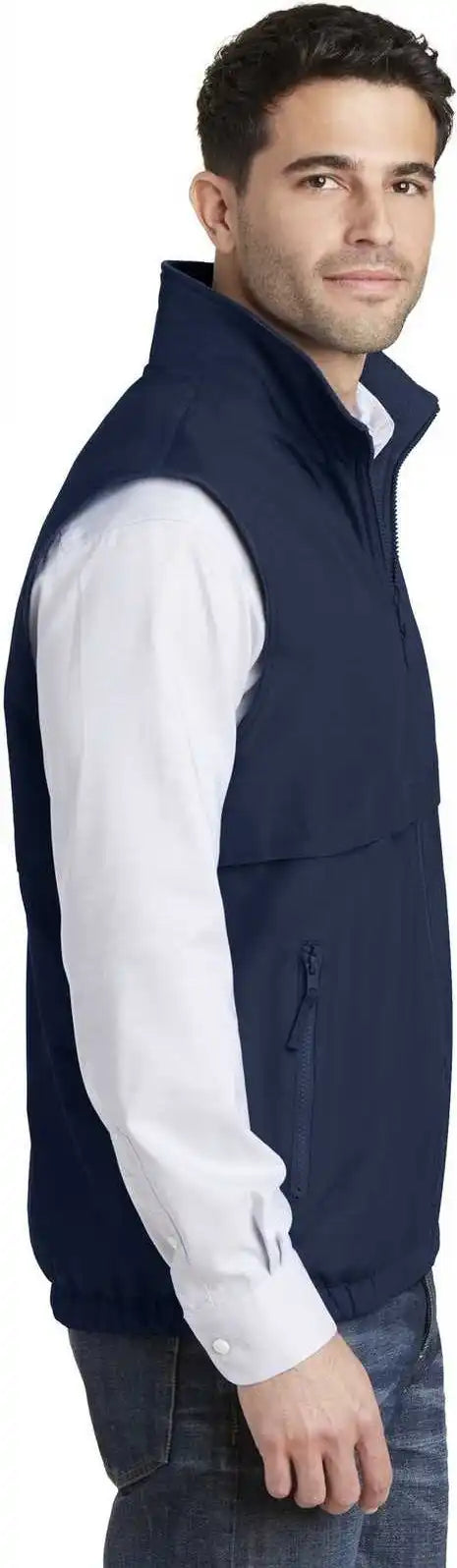 Port Authority J7490 Reversible Charger Vest - True Navy