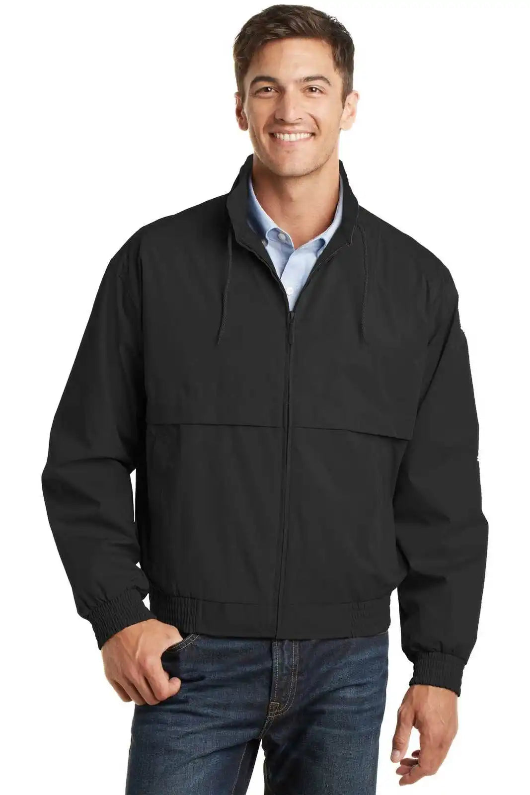 Port Authority J753 Classic Poplin Jacket - Black