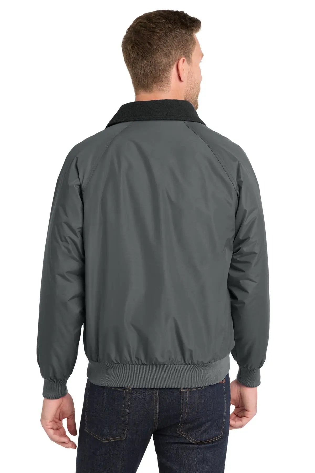 Port Authority J754 Challenger Jacket - Steel Gray True Black