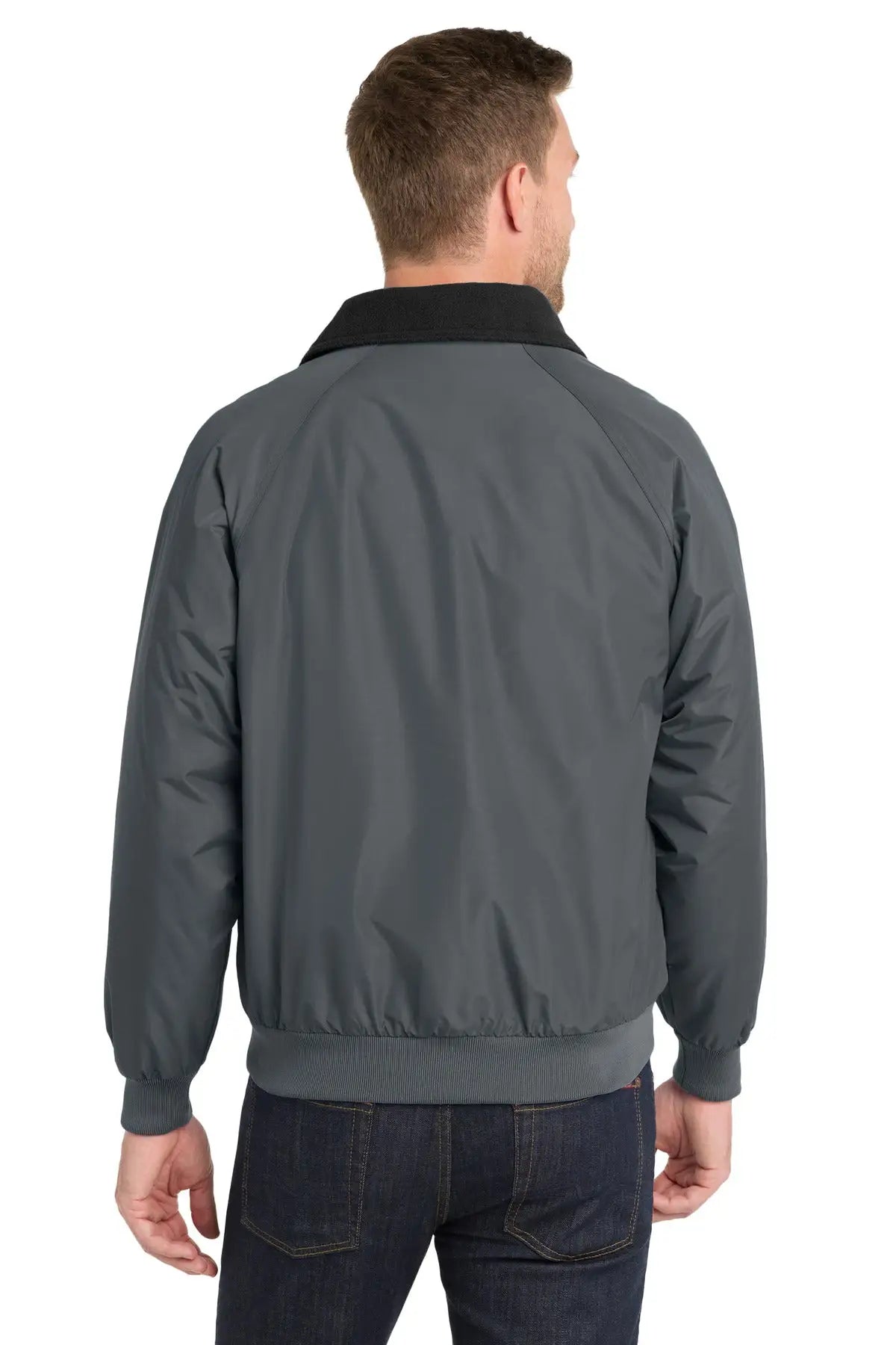 Port Authority J754 Challenger Jacket - Steel Gray True Black