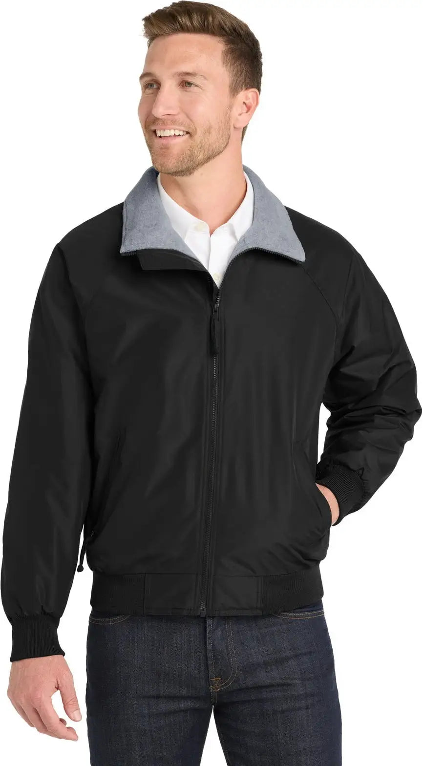 Port Authority J754 Challenger Jacket - True Black Gray Heather