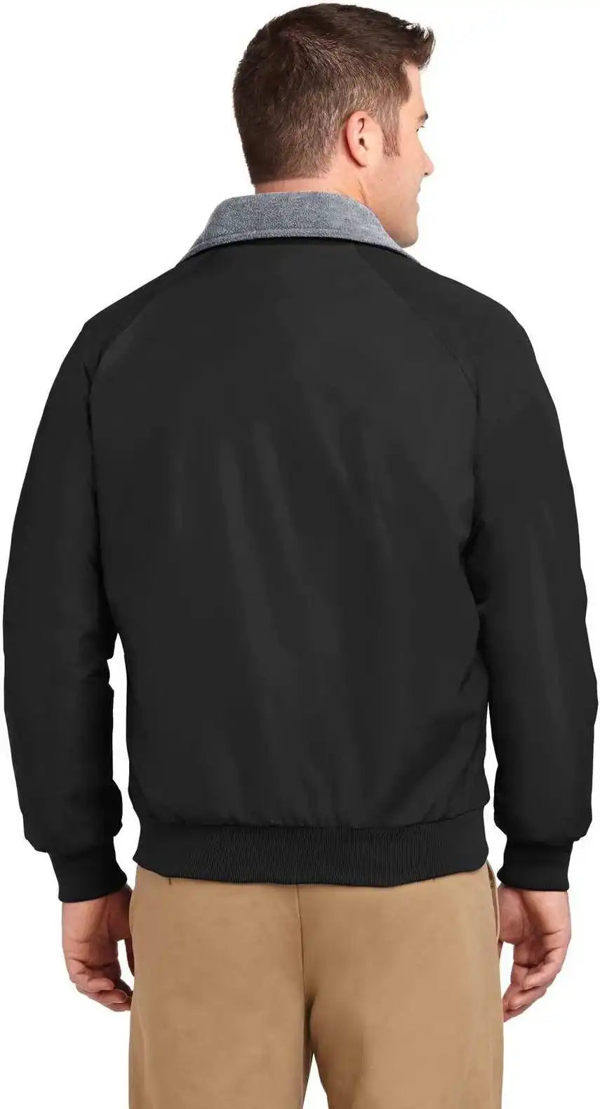 Port Authority J754 Challenger Jacket True Black Gray Heather