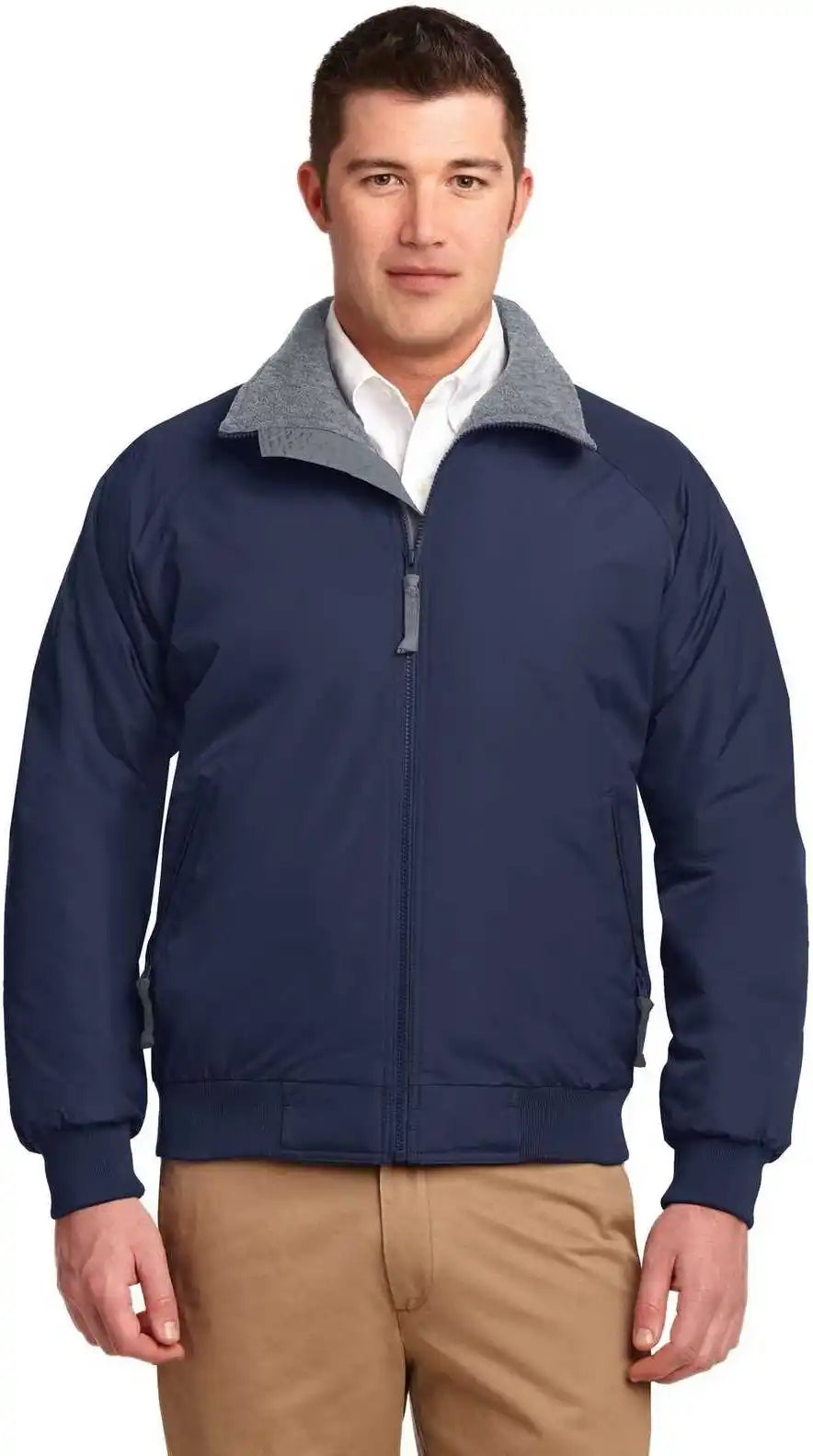 Port Authority J754 Challenger Jacket - True Navy Gray Heather