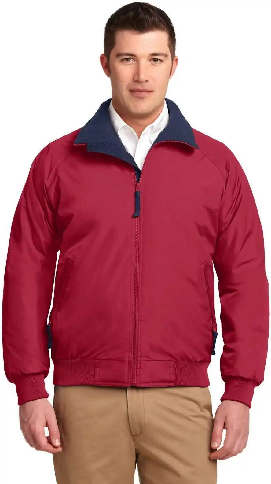 Port Authority J754 Challenger Jacket - True Red Navy
