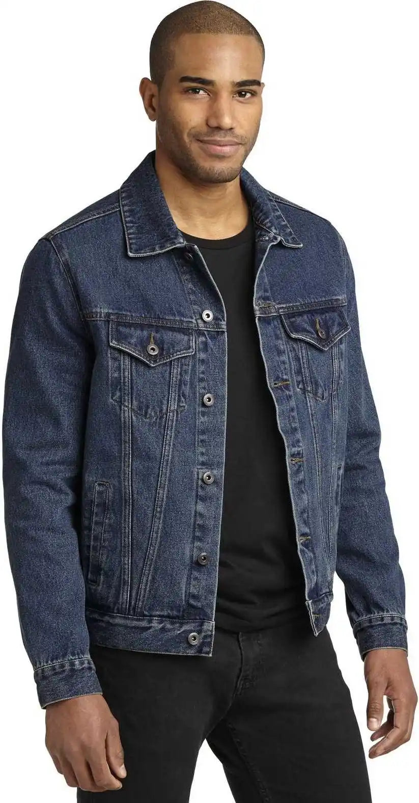 Port Authority J7620 Denim Jacket - Blue