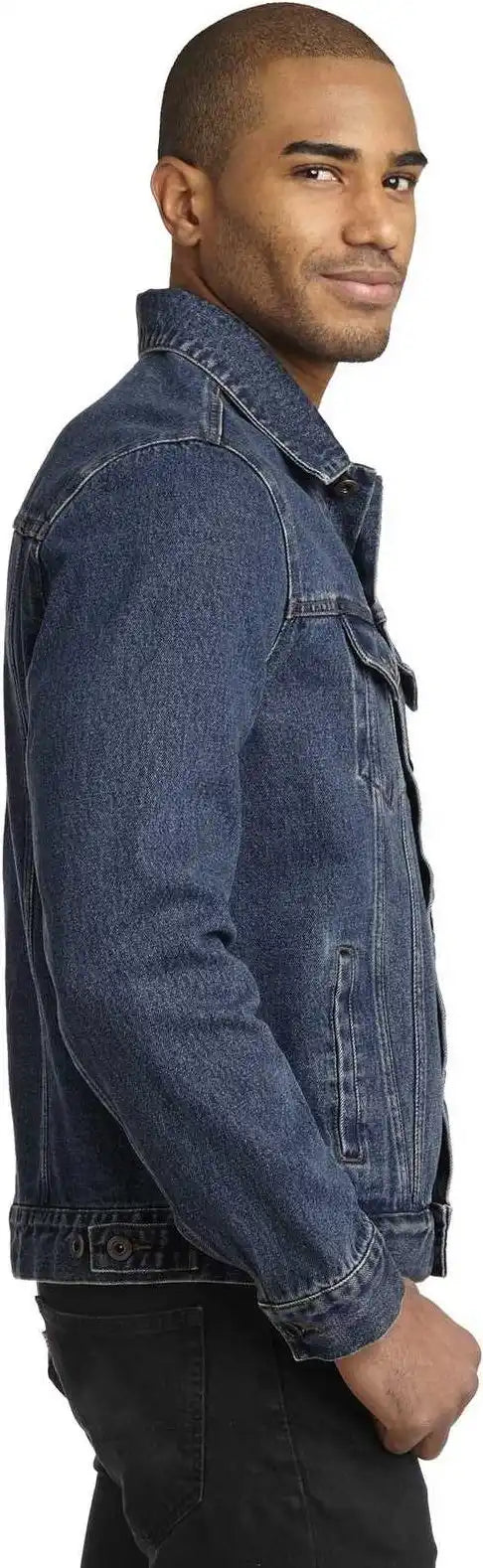 Port Authority J7620 Denim Jacket - Blue