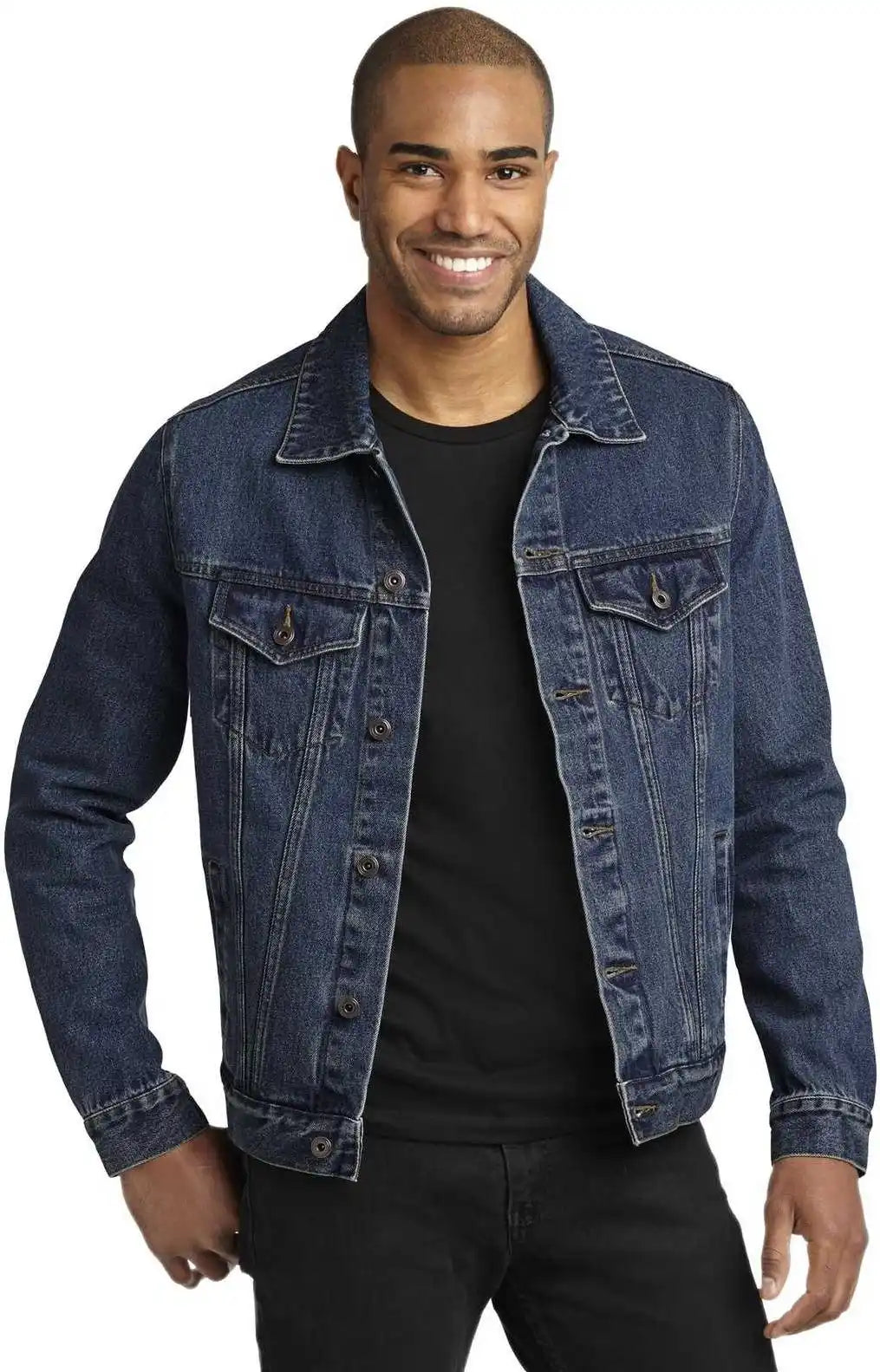 Port Authority J7620 Denim Jacket - Blue