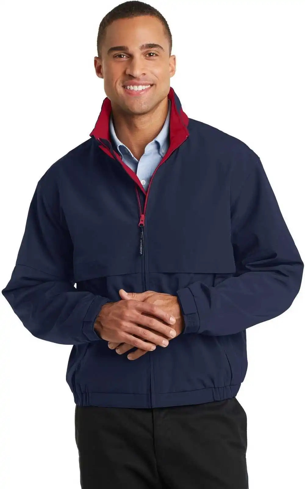 Port Authority J764 Legacy Jacket - Dark Navy Red