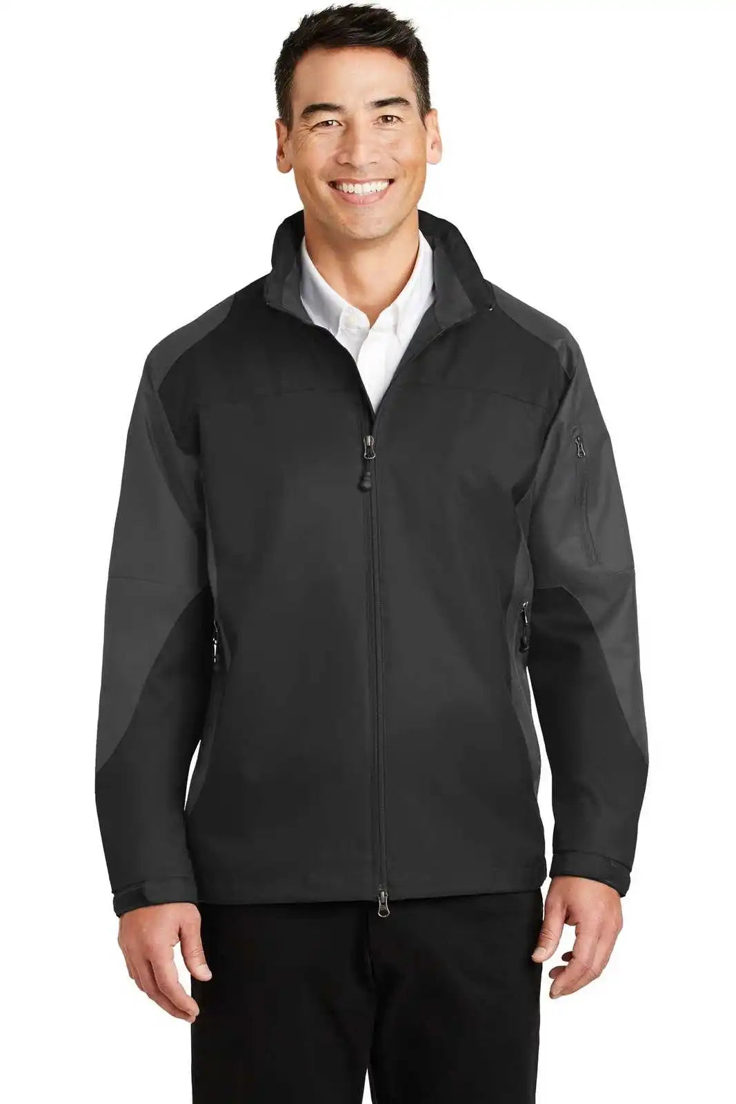 Port Authority J768 Endeavor Jacket - Black Gunmetal
