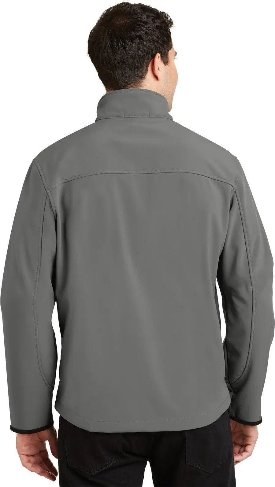 Port Authority J790 Glacier Soft Shell Jacket - Smoke Gray Chrome
