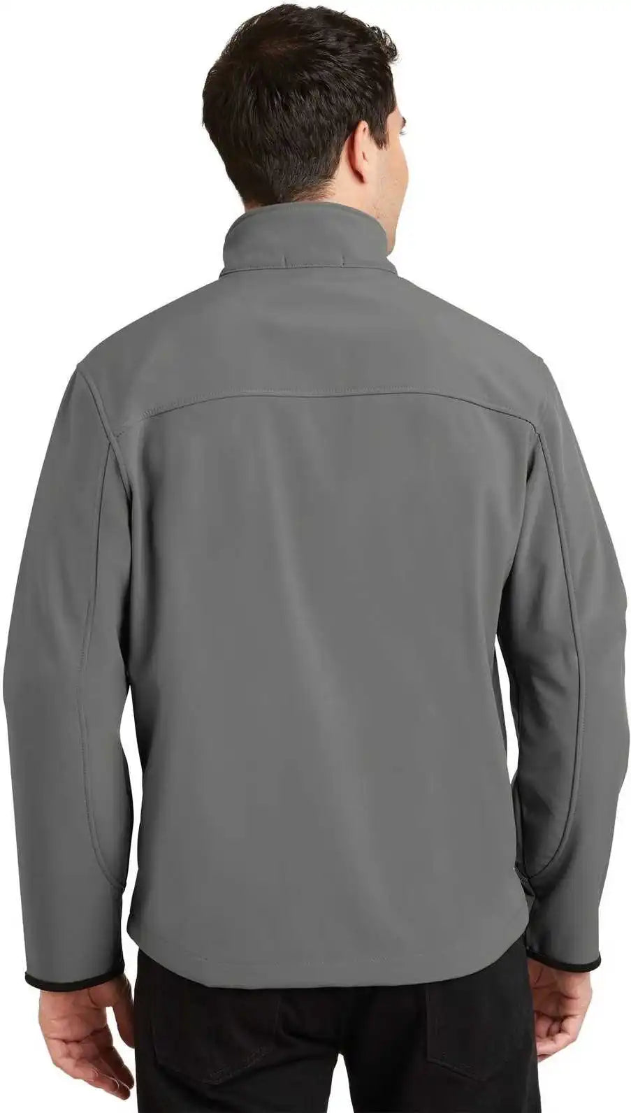 Port Authority J790 Glacier Soft Shell Jacket - Smoke Gray Chrome