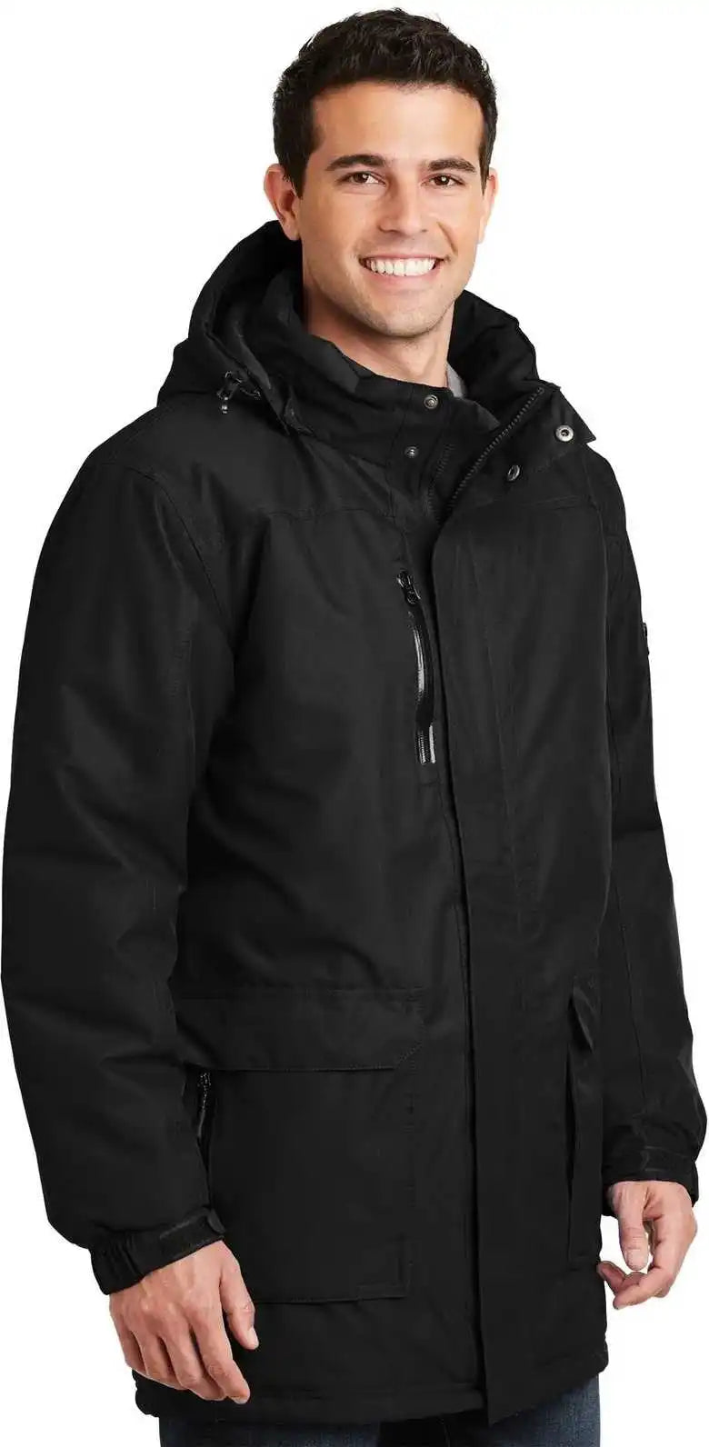 Port Authority J799 Heavyweight Parka Black