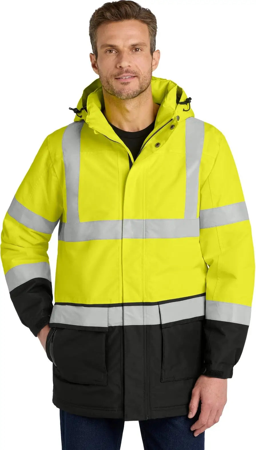 Port Authority J799s Ansi 107 Class 3 Safety Heavyweight Parka