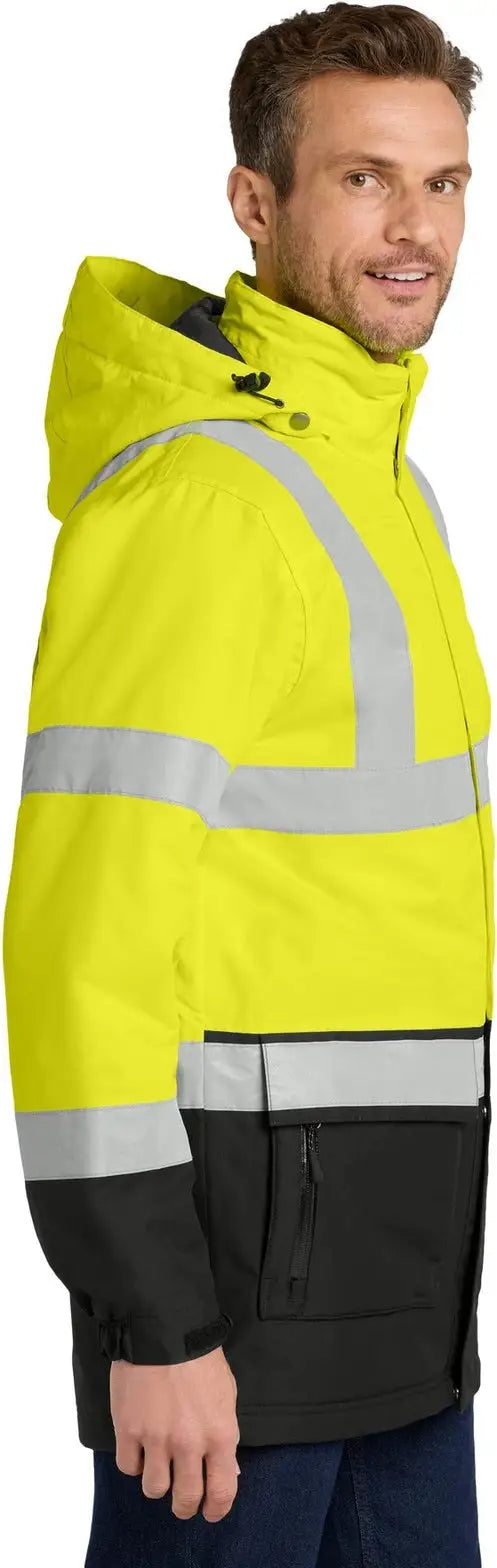 Port Authority J799s Ansi 107 Class 3 Safety Heavyweight Parka